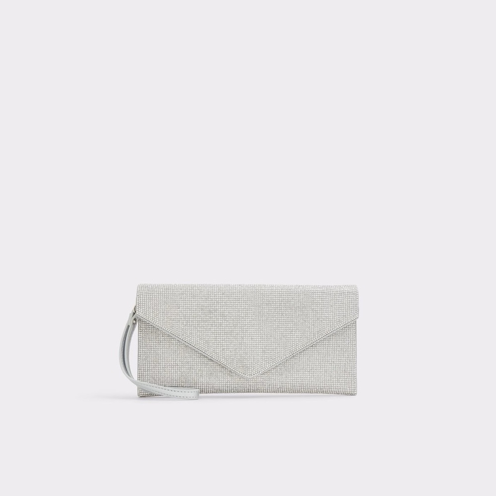 Aldo Mallasvex Elegant Silver Clutch